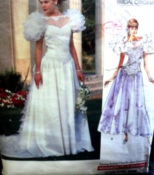 2398 BRIDE DROP WST FLARE DRESS LENGTHS, PETTCOAT PATTERN 6-10